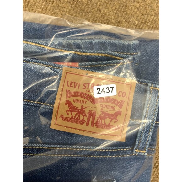 Levis Jeans Womens 32 Wedgie Straight Leg Button Fly High Rise Stretch Denim - Picture 11 of 11